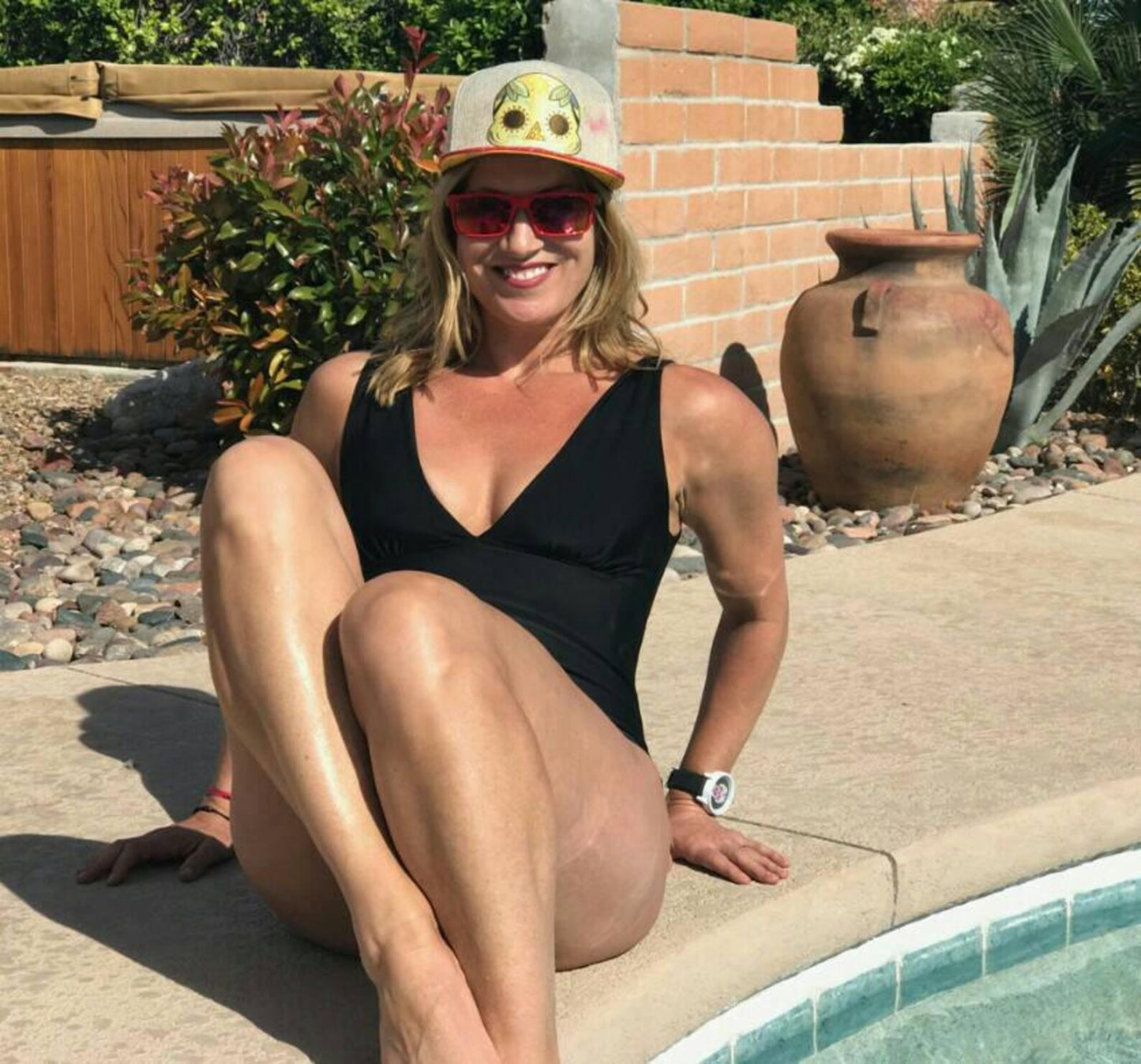 Black Coral Deep V One Piece